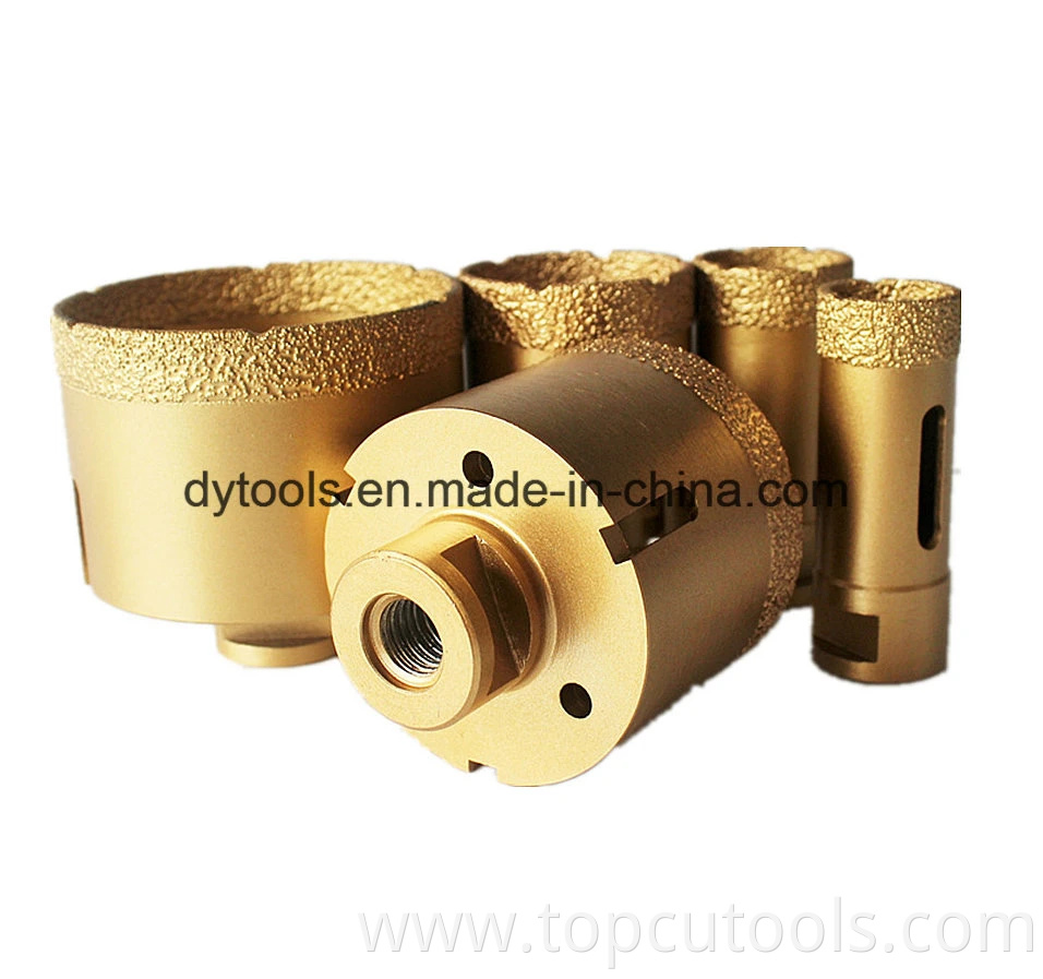 Vacuum Brazed Diamond Hole Saw Core Drill It for Drilling Ceramic porcelain Stone Material